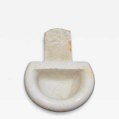 18th Century Italian Baroque Marble Holy Water Font or Stoup