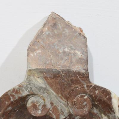 18th Century Italian Baroque Red Marble Holy Water Font or Stoup