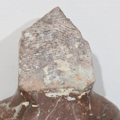 18th Century Italian Baroque Red Marble Holy Water Font or Stoup