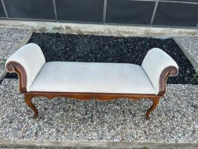 18th Century Italian Baroque Walnut Bench