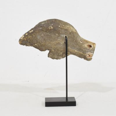 18th Century Italian Carved Giltwood Wing of a Baroque Angel