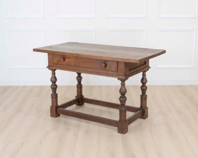 18th Century Italian Elm Console Table