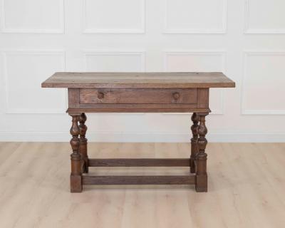 18th Century Italian Elm Console Table