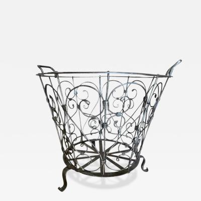 18th Century Italian Iron Basket