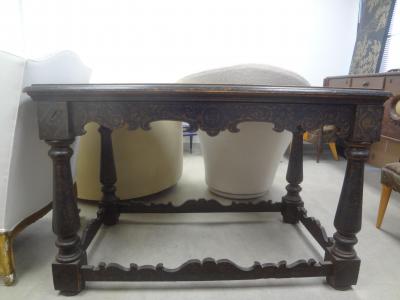 18th Century Italian Louis XIV Ebonized Center Table