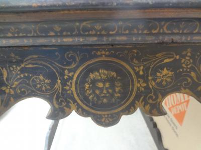 18th Century Italian Louis XIV Ebonized Center Table