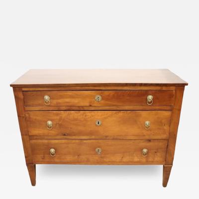 18th Century Italian Louis XVI Solid Walnut Antique Chest of Drawers Restored