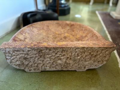 18th Century Italian Marble Bowl Or Holy Water Font