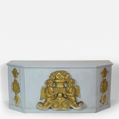 18th Century Italian Neoclassical Carved Wooden Altar