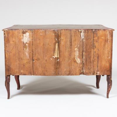 18th Century Italian Painted Bombe Commode ca 1770