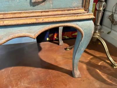 18th Century Italian Painted Chest Or Commode