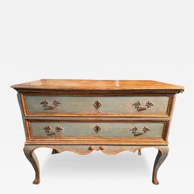 18th Century Italian Painted Chest Or Commode