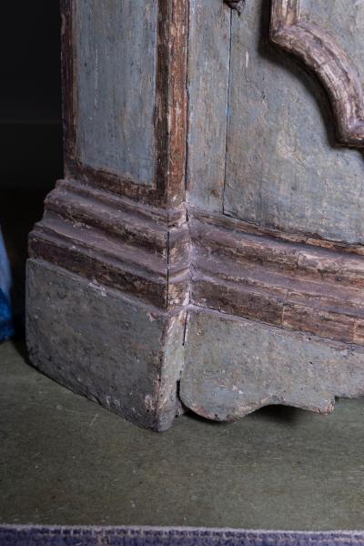 18th Century Italian Painted Corner Cabinet
