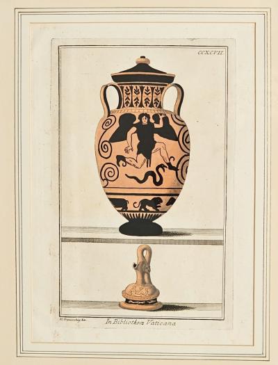 18th Century Italian Print of Ancient Greek Pottery