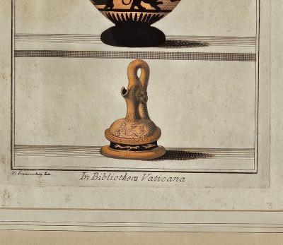 18th Century Italian Print of Ancient Greek Pottery