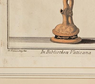18th Century Italian Print of Ancient Greek Pottery