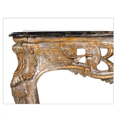 18th Century Italian Rococo Console Table