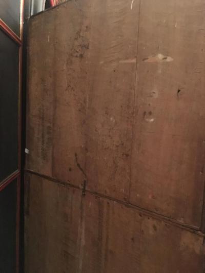 18th Century Italian Walnut Parquetry Important Bureau Cabinet Trumeaux