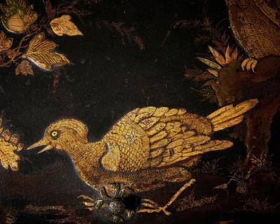 18th Century Japanned Chinoiserie Dome Topped Box Circa 1715 1725