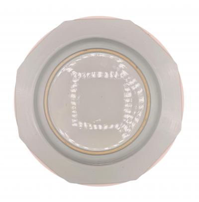 18th Century Kangxi Chinese Export Porcelain Octagonal Plate