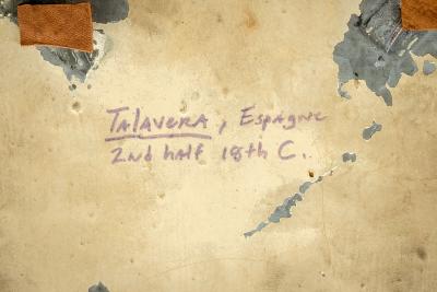 18th Century Lead Tile Talavera Spain