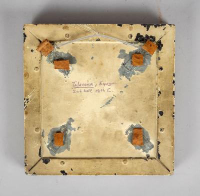 18th Century Lead Tile Talavera Spain