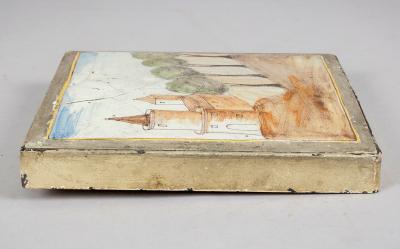 18th Century Lead Tile Talavera Spain