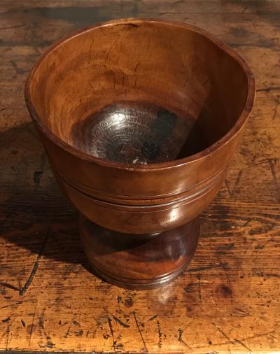 18th Century Lignum Vitae Mortar