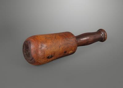 18th Century Lignum Vitae Pestle and Mortar