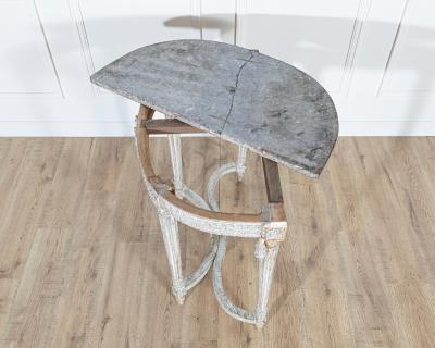 18th Century Louis XVI Period Console Table with Original Saint Anne Marble Top