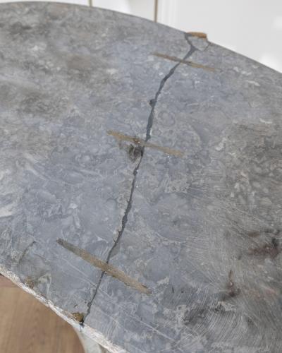 18th Century Louis XVI Period Console Table with Original Saint Anne Marble Top