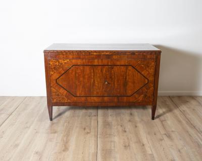 18th Century Louis XVI Period Italian Inlaid Sideboard in Walnut and Mixed Woods