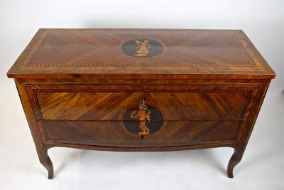 18th Century Marquetry Chest Of Drawers Museums Quality Milan IT ca 1760