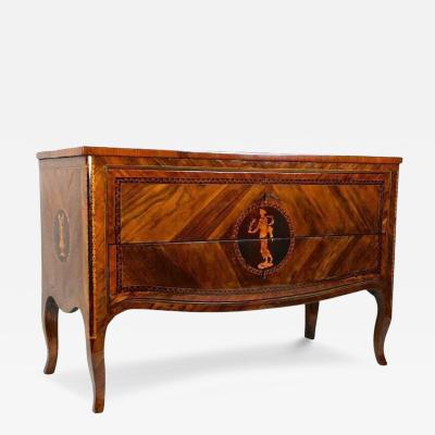 18th Century Marquetry Chest Of Drawers Museums Quality Milan IT ca 1760