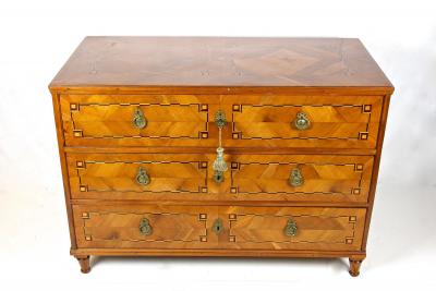 18th Century Neoclassical Chest Of Drawers Cherrywood Austria circa 1790