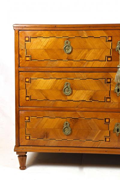 18th Century Neoclassical Chest Of Drawers Cherrywood Austria circa 1790