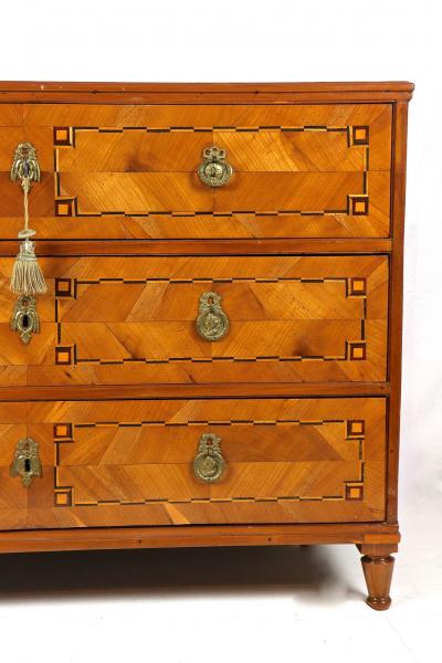 18th Century Neoclassical Chest Of Drawers Cherrywood Austria circa 1790