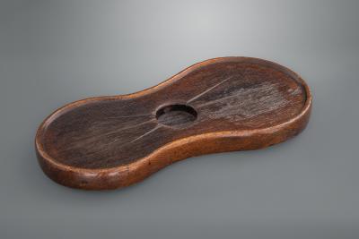 18th Century Oak Bottle Coaster