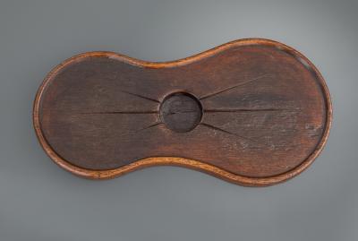 18th Century Oak Bottle Coaster
