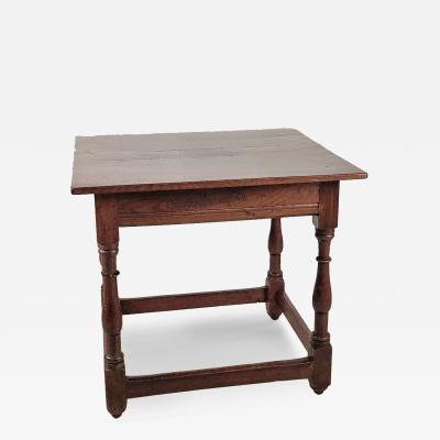 18th Century Oak Tavern Table England circa 1720