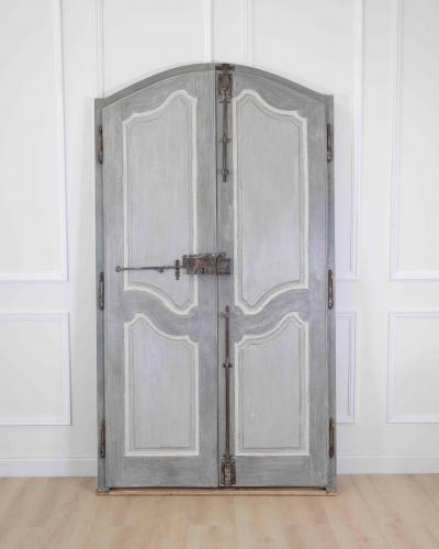 18th Century Painted Double Sided Communication Door