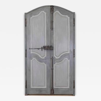18th Century Painted Double Sided Communication Door