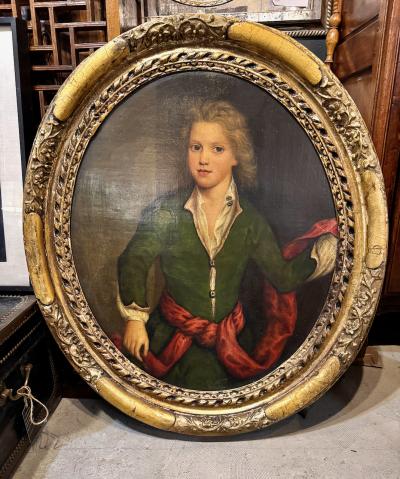 18th Century Painting of a Young Boy