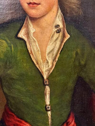 18th Century Painting of a Young Boy