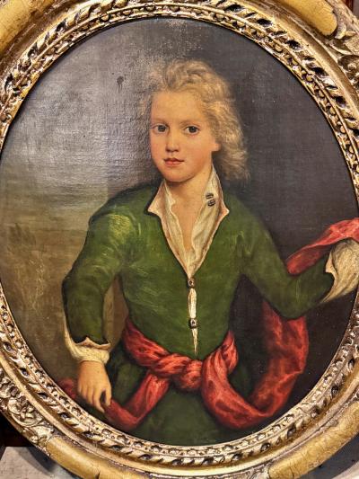 18th Century Painting of a Young Boy