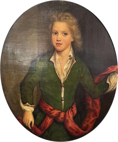 18th Century Painting of a Young Boy