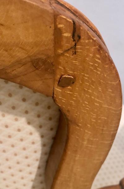 18th Century Pair of Beechwood Fauteuils or Armchairs with Provenance