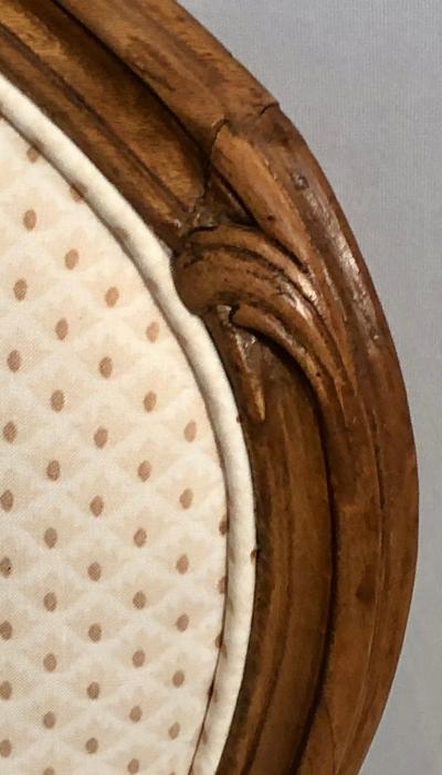18th Century Pair of Beechwood Fauteuils or Armchairs with Provenance