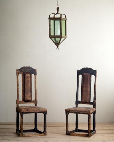 18th Century Swedish Baroque Chairs