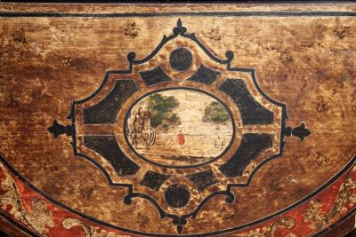 18th Century Swedish Baroque Drop Leaf Table